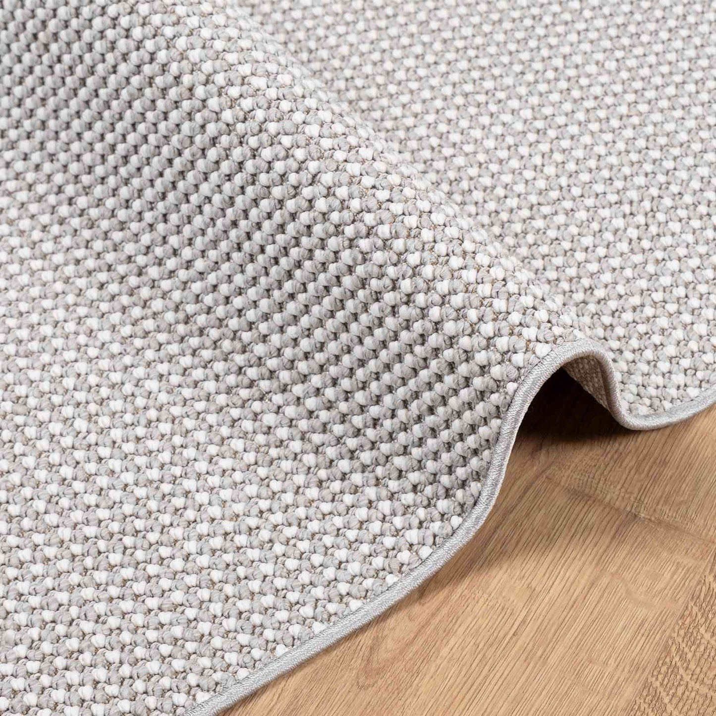 Area Rugs Rectangular LUGO Cream and Grey 140 x 200 cm