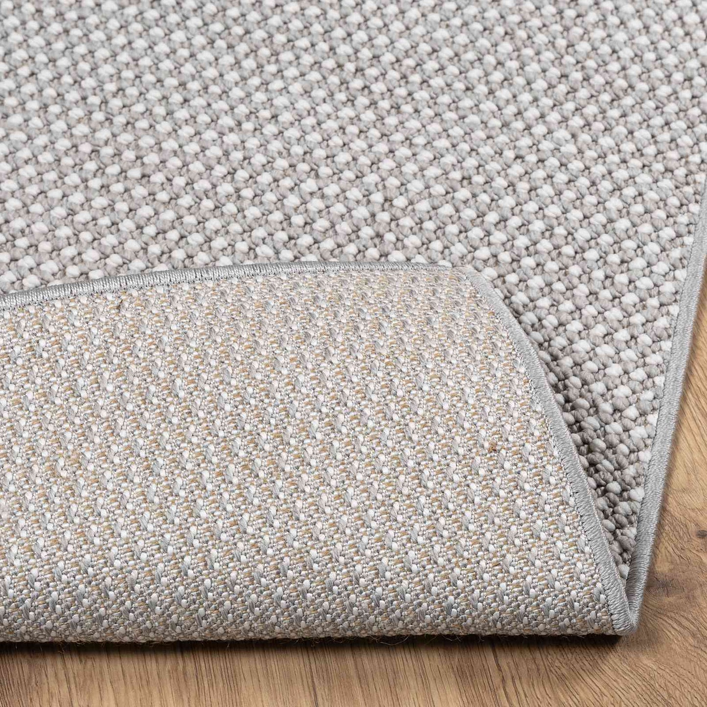 Area Rugs Rectangular LUGO Cream and Grey 280 x 200 cm