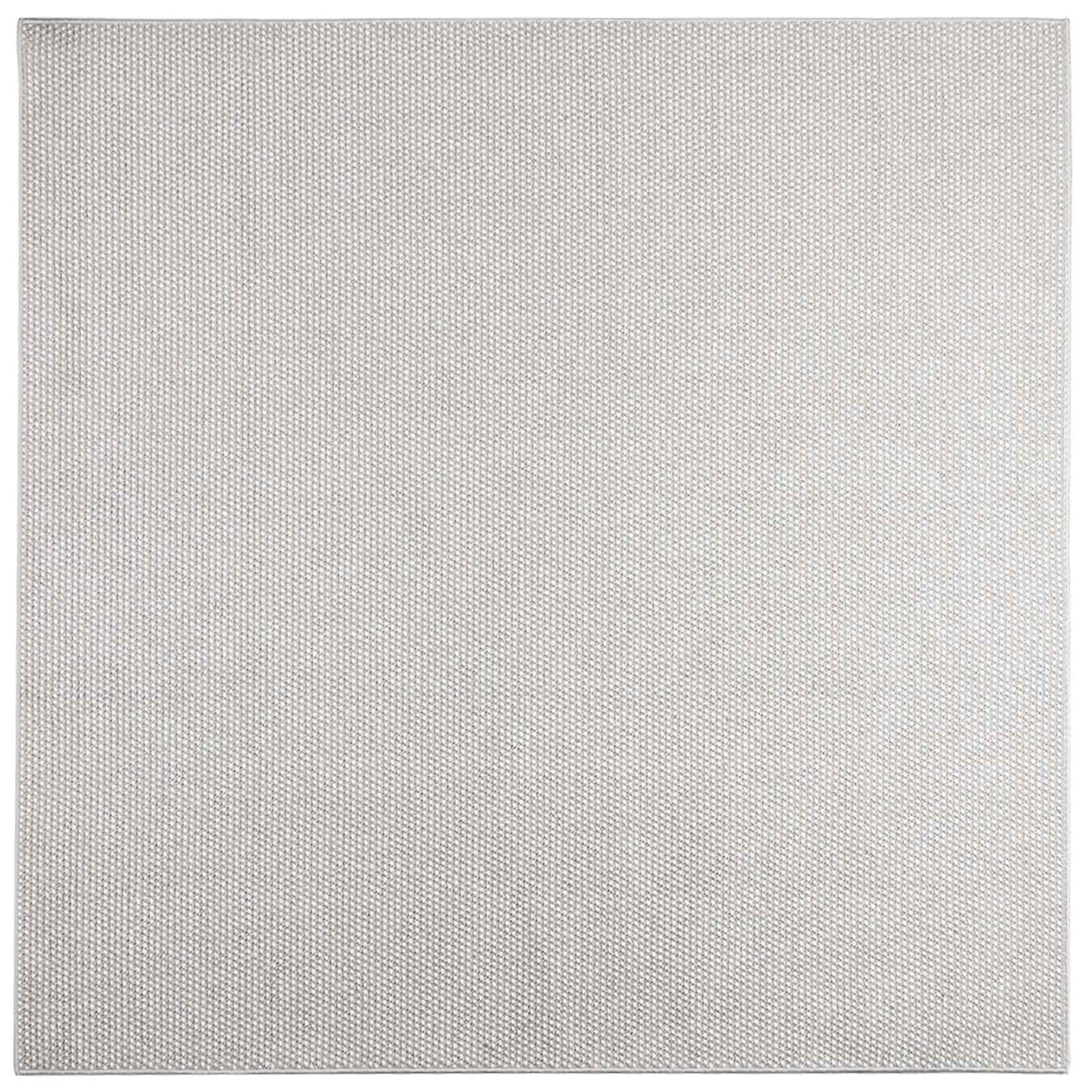 Area Rugs Square LUGO Cream and Grey 120 x 120 cm Polyester