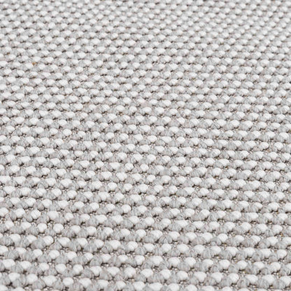 Area Rugs Round LUGO Cream and Grey Ø 120 CM Polyester