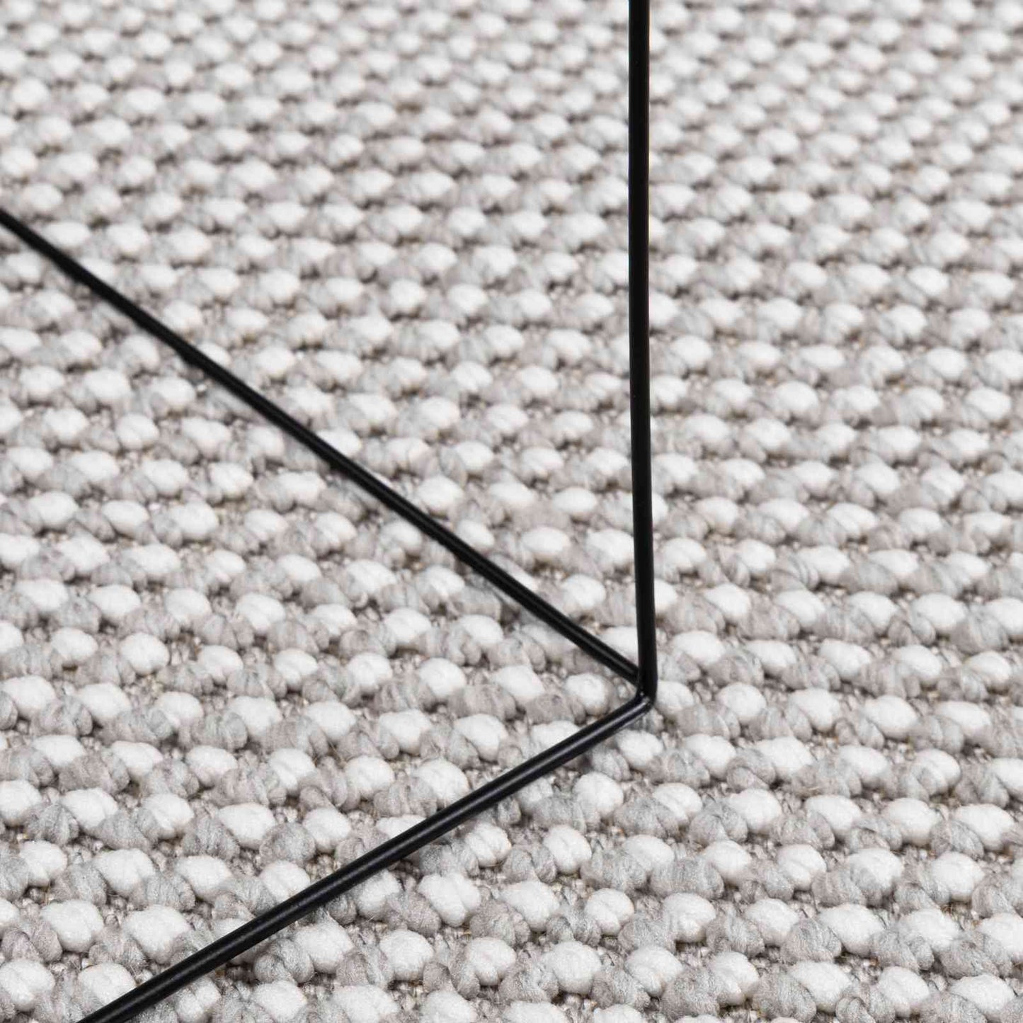 Area Rugs Round LUGO Cream and Grey Ø 200 CM Polyester