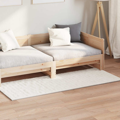 Area Rugs Rectangular SIROLO Cream 150 x 80 cm Polyester
