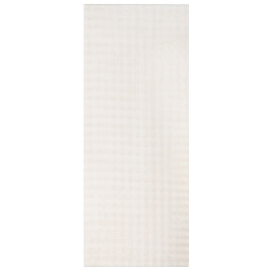 Area Rugs Rectangular SIROLO Cream 200 x 80 cm Polyester