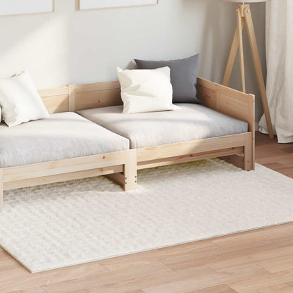 Area Rugs Rectangular SIROLO Cream 170 x 120 cm Polyester