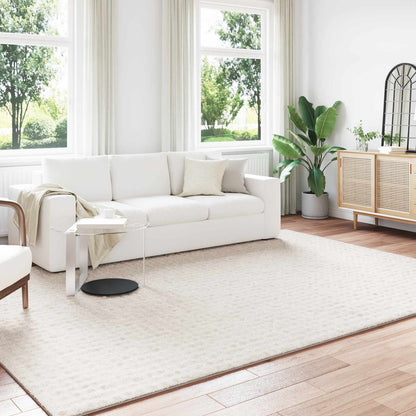Area Rugs Rectangular SIROLO Cream 340 x 240 cm Polyester