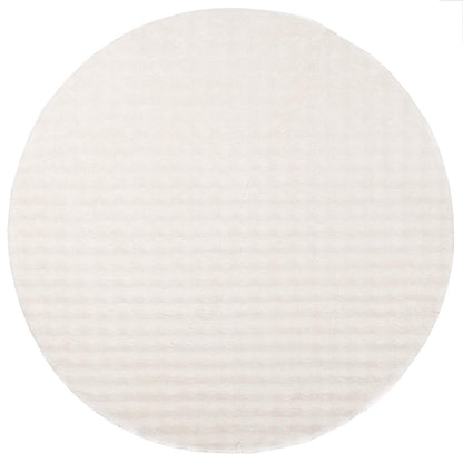 Area Rugs Round SIROLO Cream Ø 160 CM Polyester