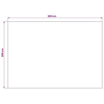 Area Rugs Rectangular SIROLO Beige 280 x 200 cm Polyester