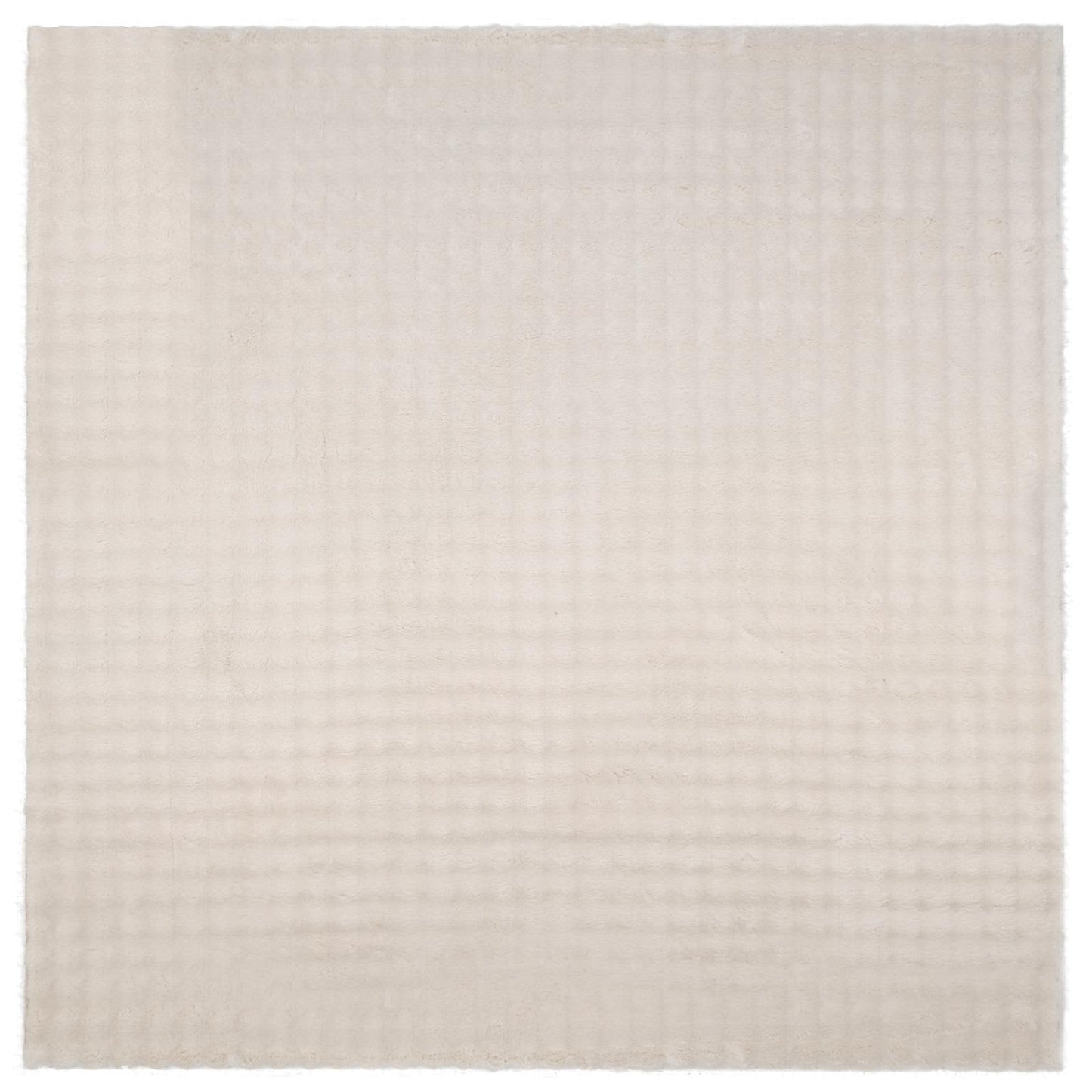 Area Rugs Square SIROLO Beige 200 x 200 cm Polyester