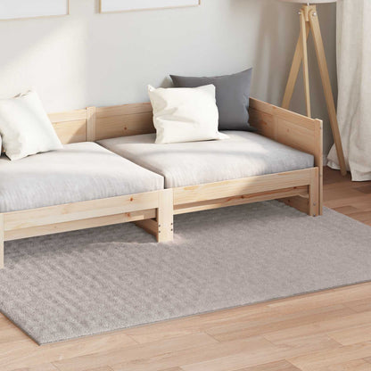 Area Rugs Rectangular SIROLO Sand 170 x 120 cm Polyester