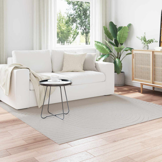 Area Rugs Rectangular SIROLO Sand 340 x 240 cm Polyester