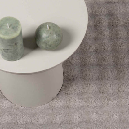Area Rugs Round SIROLO Sand Ø 120 CM Polyester