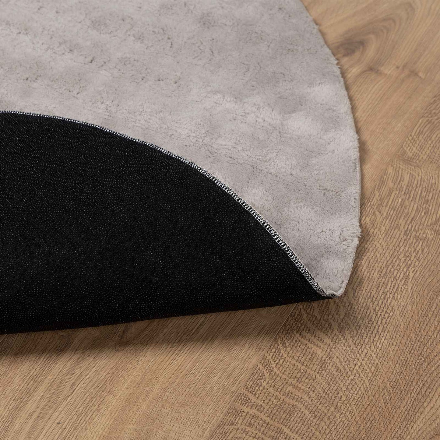 Area Rugs Round SIROLO Sand Ø 160 CM Polyester