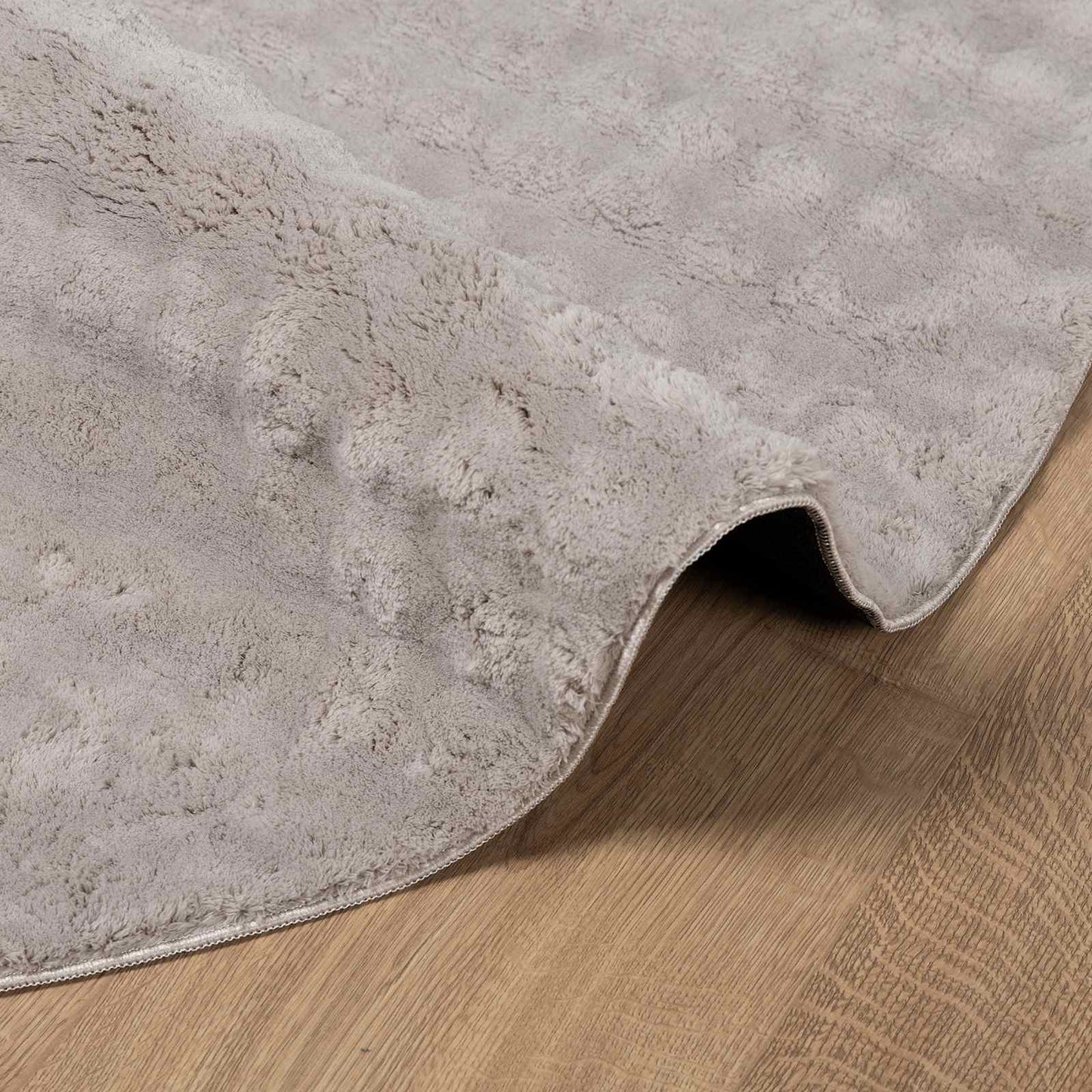 Area Rugs Round SIROLO Sand Ø 200 CM Polyester