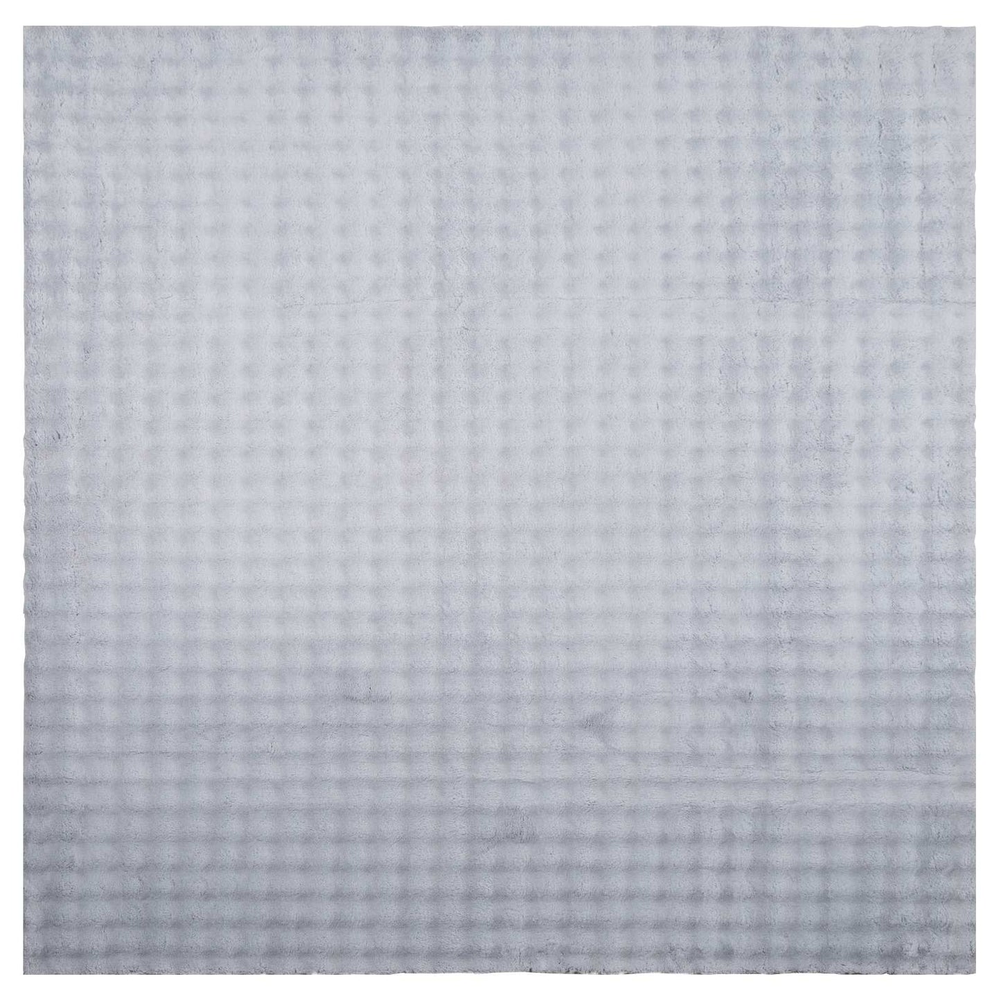 Area Rugs Square SIROLO Grey 200 x 200 cm Polyester