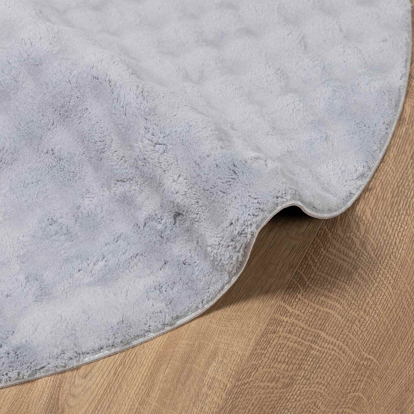 Area Rugs Round SIROLO Grey Ø 120 CM Polyester