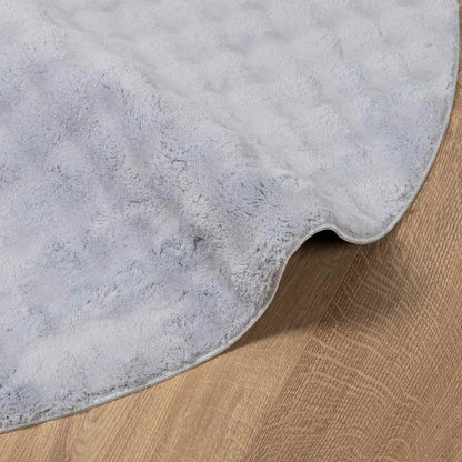 Area Rugs Round SIROLO Grey Ø 160 CM Polyester