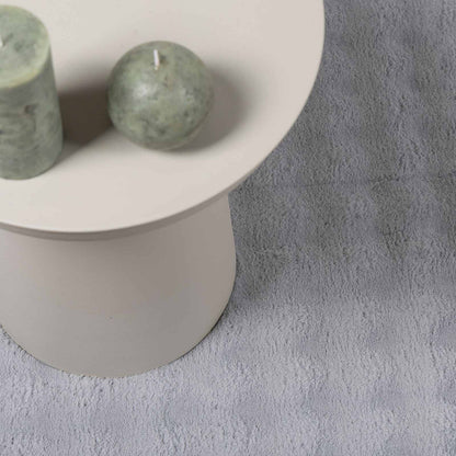 Area Rugs Round SIROLO Grey Ø 160 CM Polyester