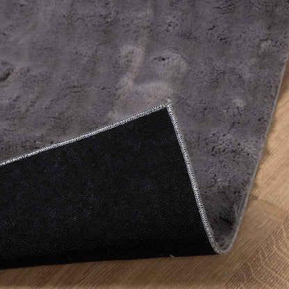 Area Rugs Rectangular SIROLO Anthracite 150 x 80 cm Polyester