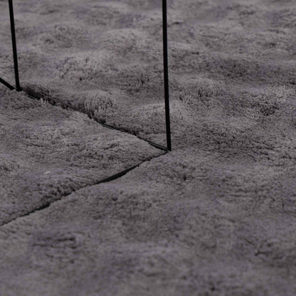 Area Rugs Rectangular SIROLO Anthracite 150 x 80 cm Polyester