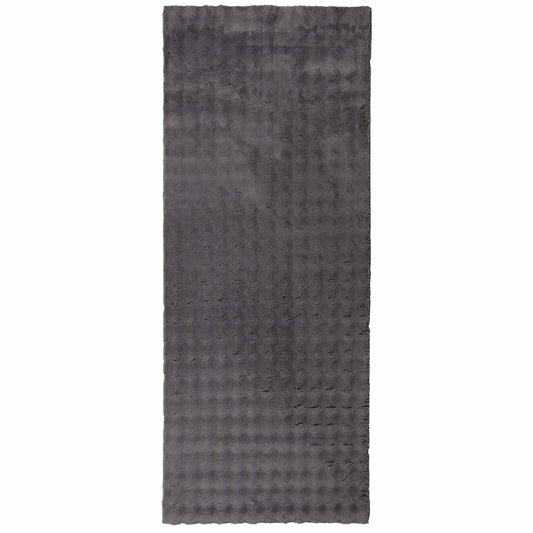 Area Rugs Rectangular SIROLO Anthracite 200 x 80 cm Polyester
