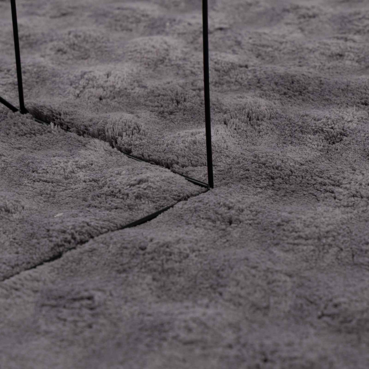Area Rugs Rectangular SIROLO Anthracite 200 x 140 cm Polyester