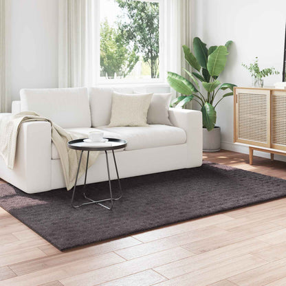 Area Rugs Rectangular SIROLO Anthracite 200 x 140 cm Polyester