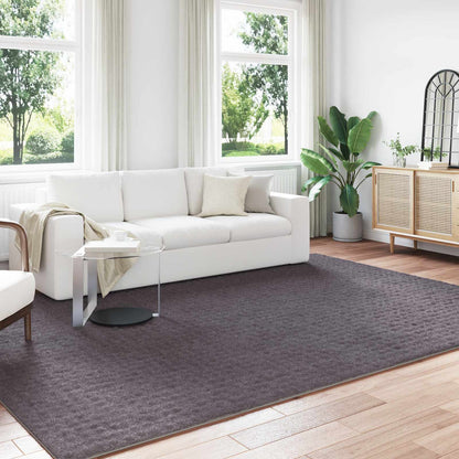Area Rugs Rectangular SIROLO Anthracite 340 x 240 cm Polyester