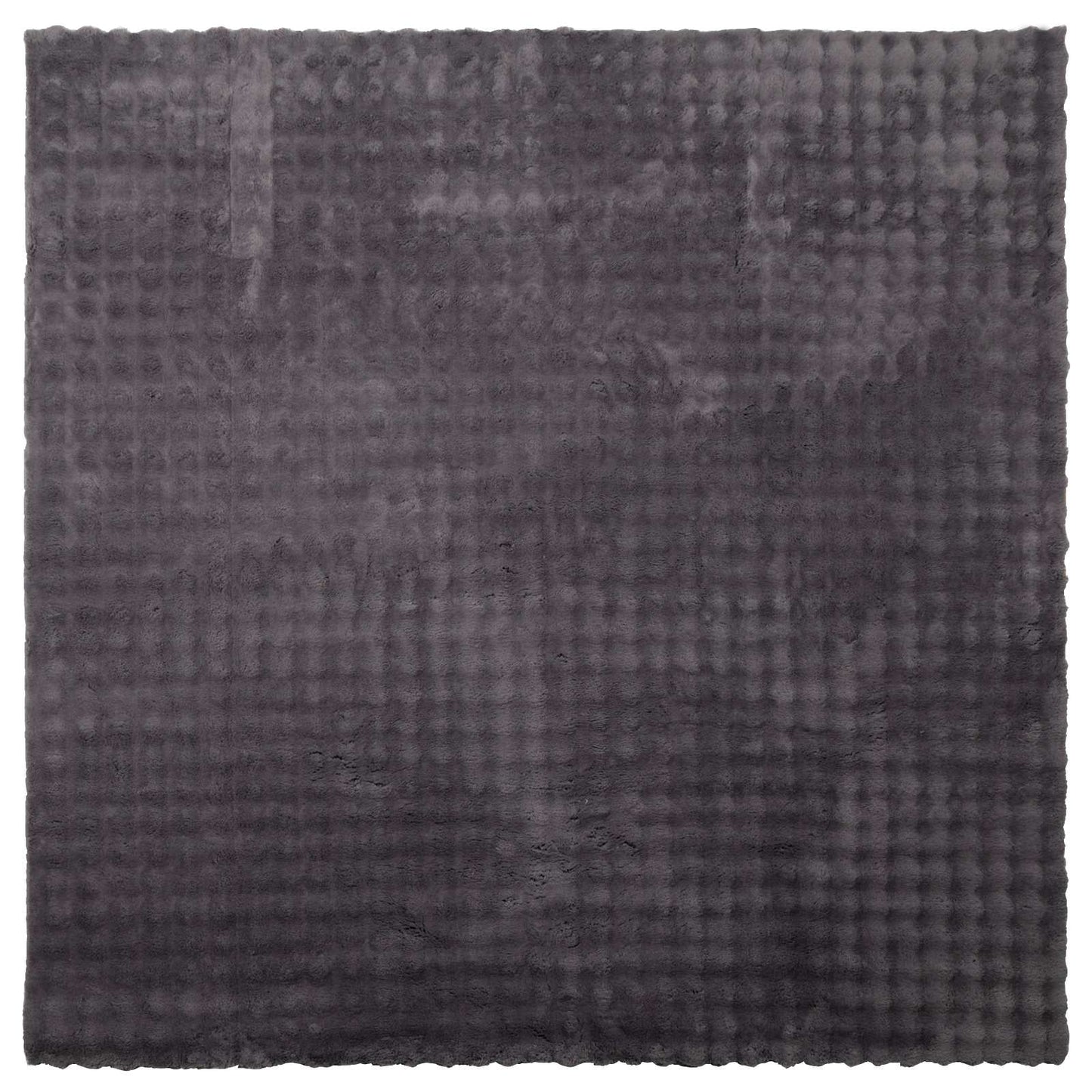 Area Rugs Square SIROLO Anthracite 200 x 200 cm Polyester