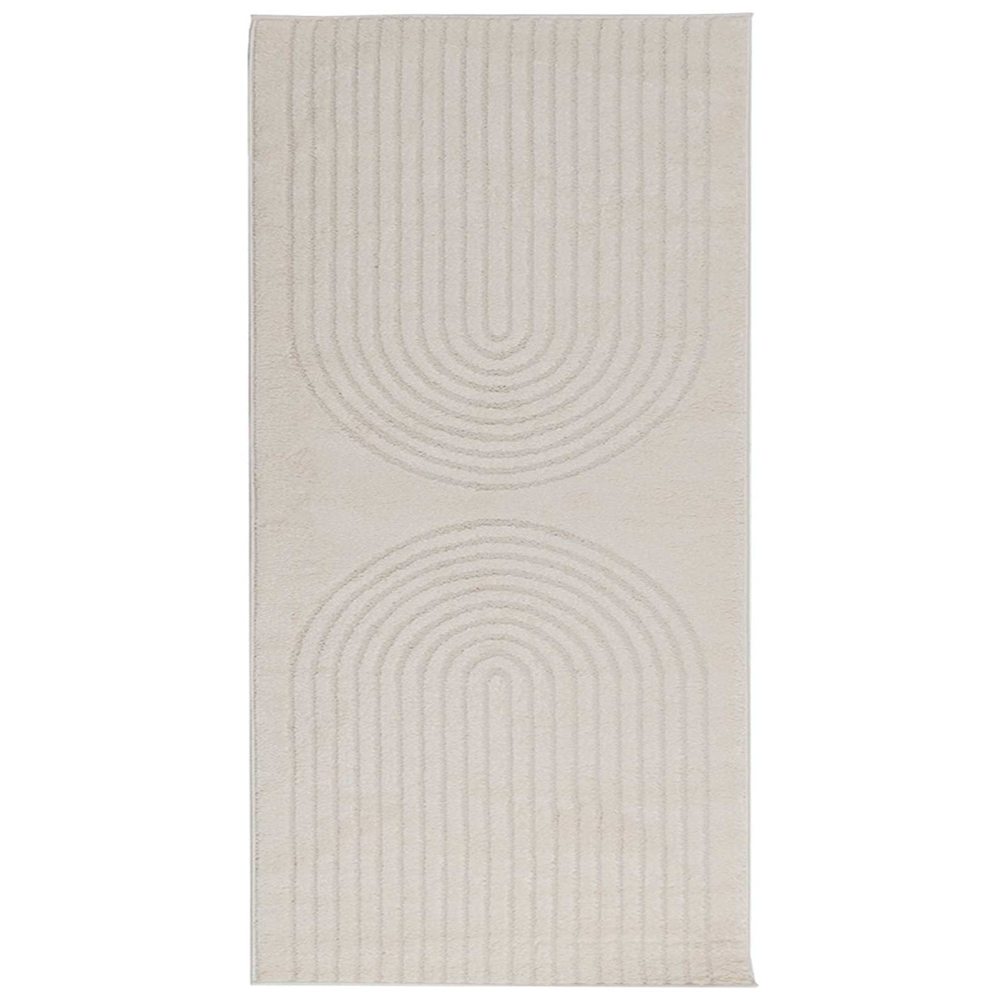 Area Rugs Rectangular GALATI Cream 150 x 80 cm Polyester