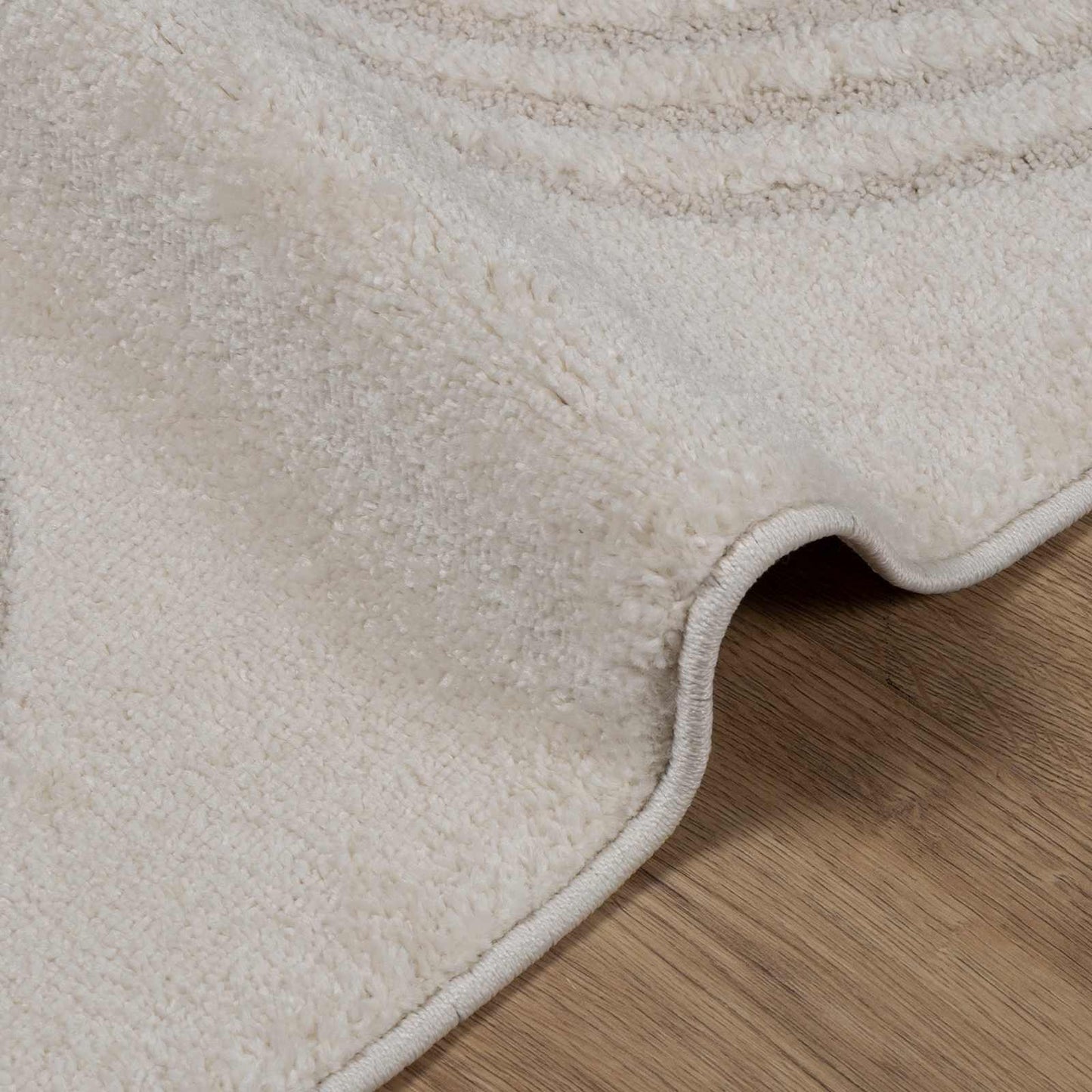 Area Rugs Rectangular GALATI Cream 200 x 80 cm Polyester
