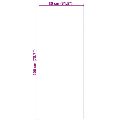 Area Rugs Rectangular GALATI Cream 200 x 80 cm Polyester
