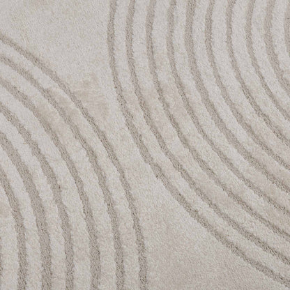 Area Rugs Rectangular GALATI Cream 230 x 160 cm Polyester