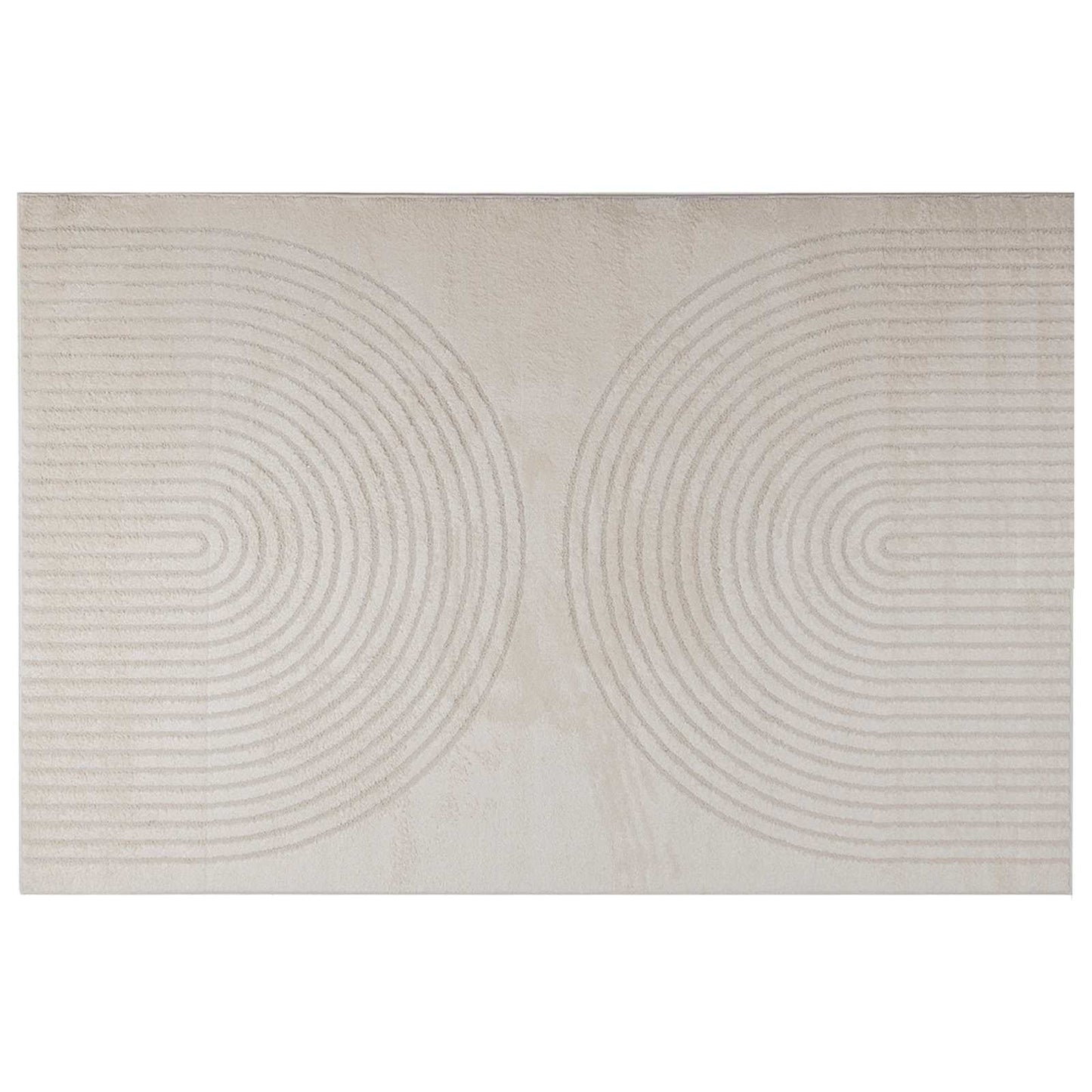 Area Rugs Rectangular GALATI Cream 230 x 160 cm Polyester