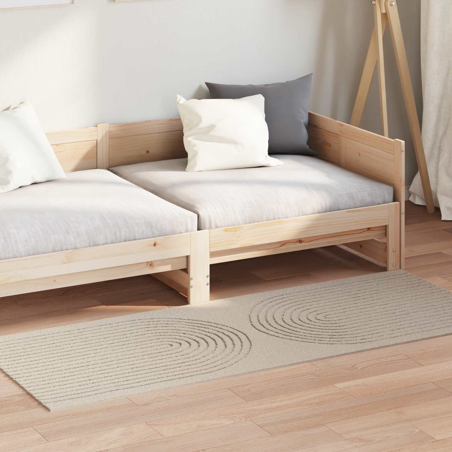 Area Rugs Rectangular GALATI Beige 150 x 80 cm Polyester