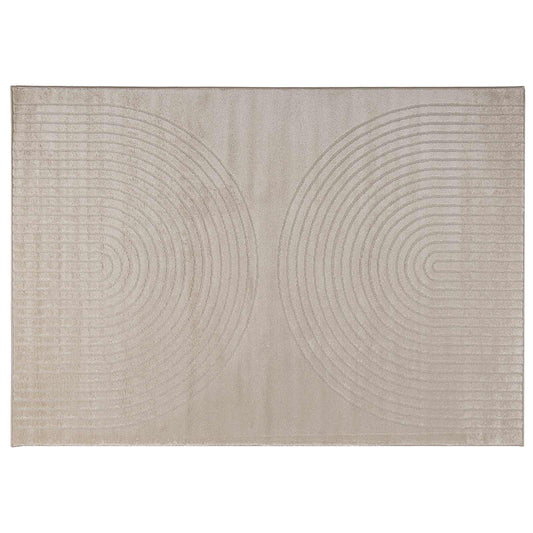 Indoor Rug GALATI Beige 230 x 160 cm Polyester