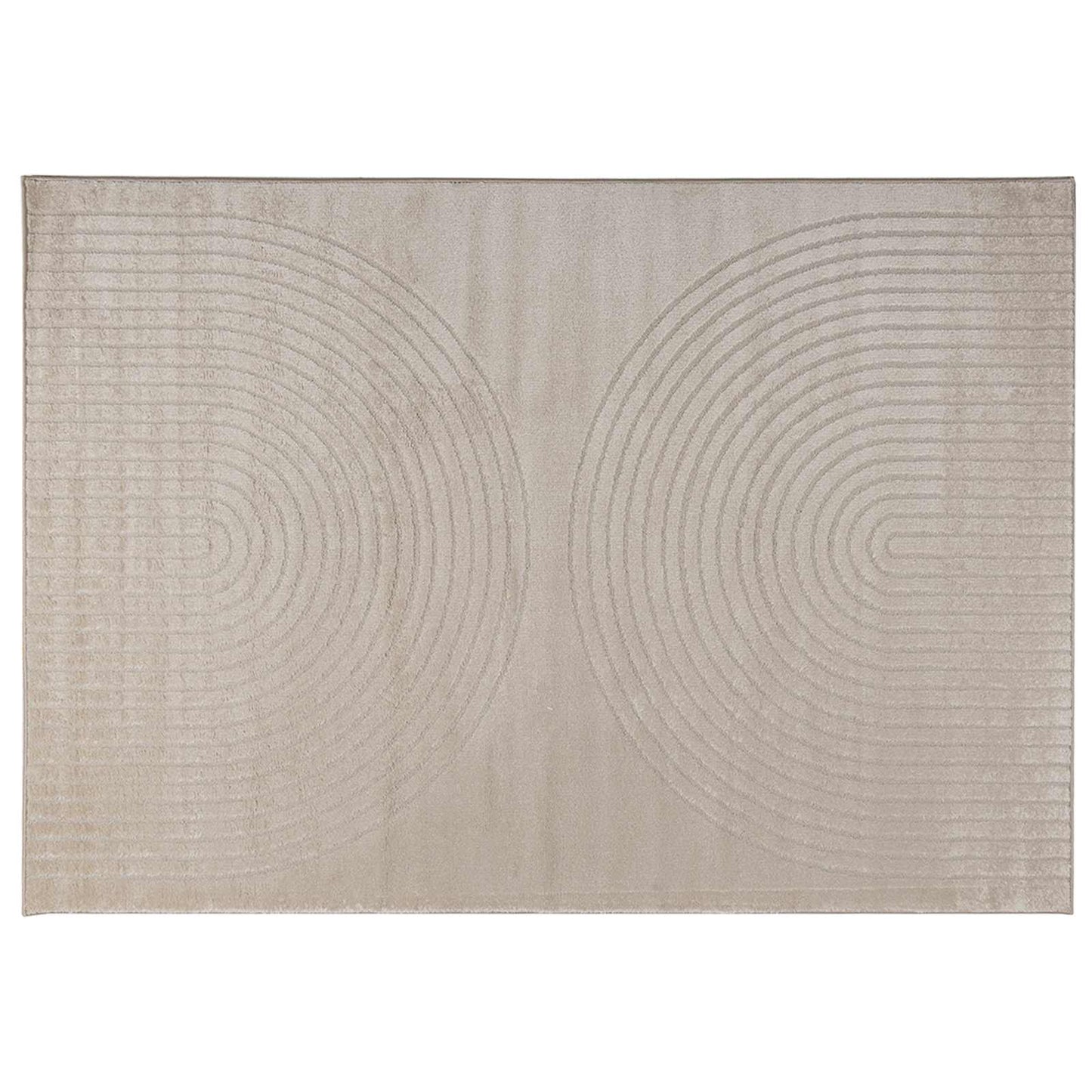 Area Rugs Rectangular GALATI Beige 340 x 240 cm Polyester