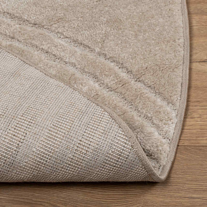 Area Rugs Round GALATI Beige Ø 120 CM Polyester