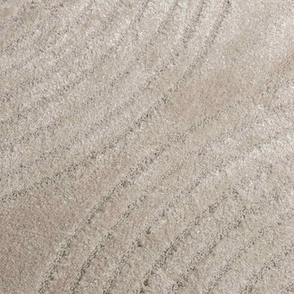 Area Rugs Round GALATI Beige Ø 160 CM Polyester