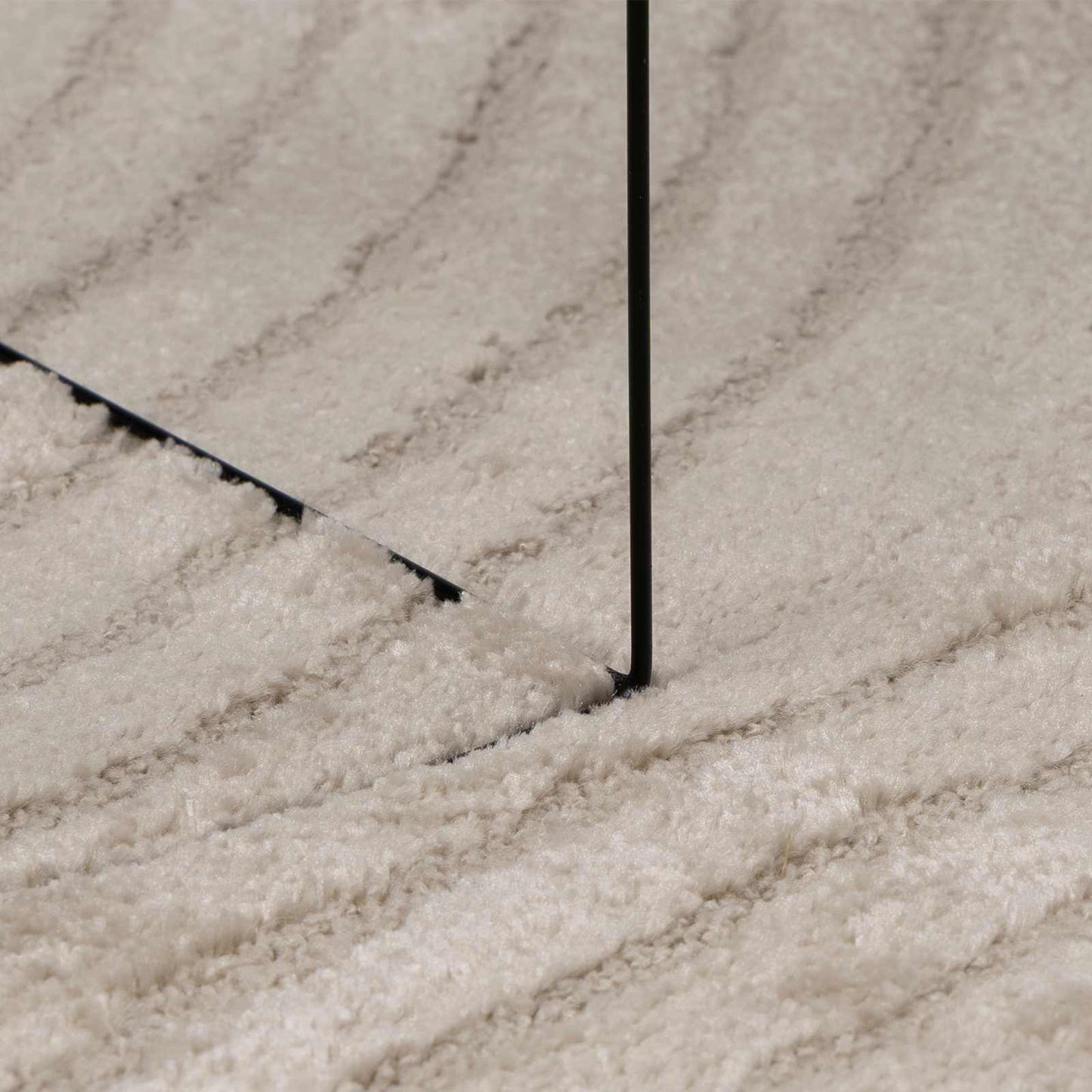 Area Rugs Round GALATI Beige Ø 200 CM Polyester