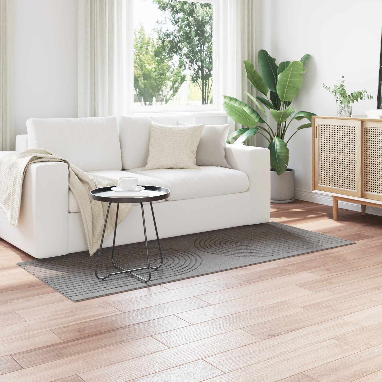 Area Rugs Rectangular GALATI Grey 150 x 80 cm Polyester