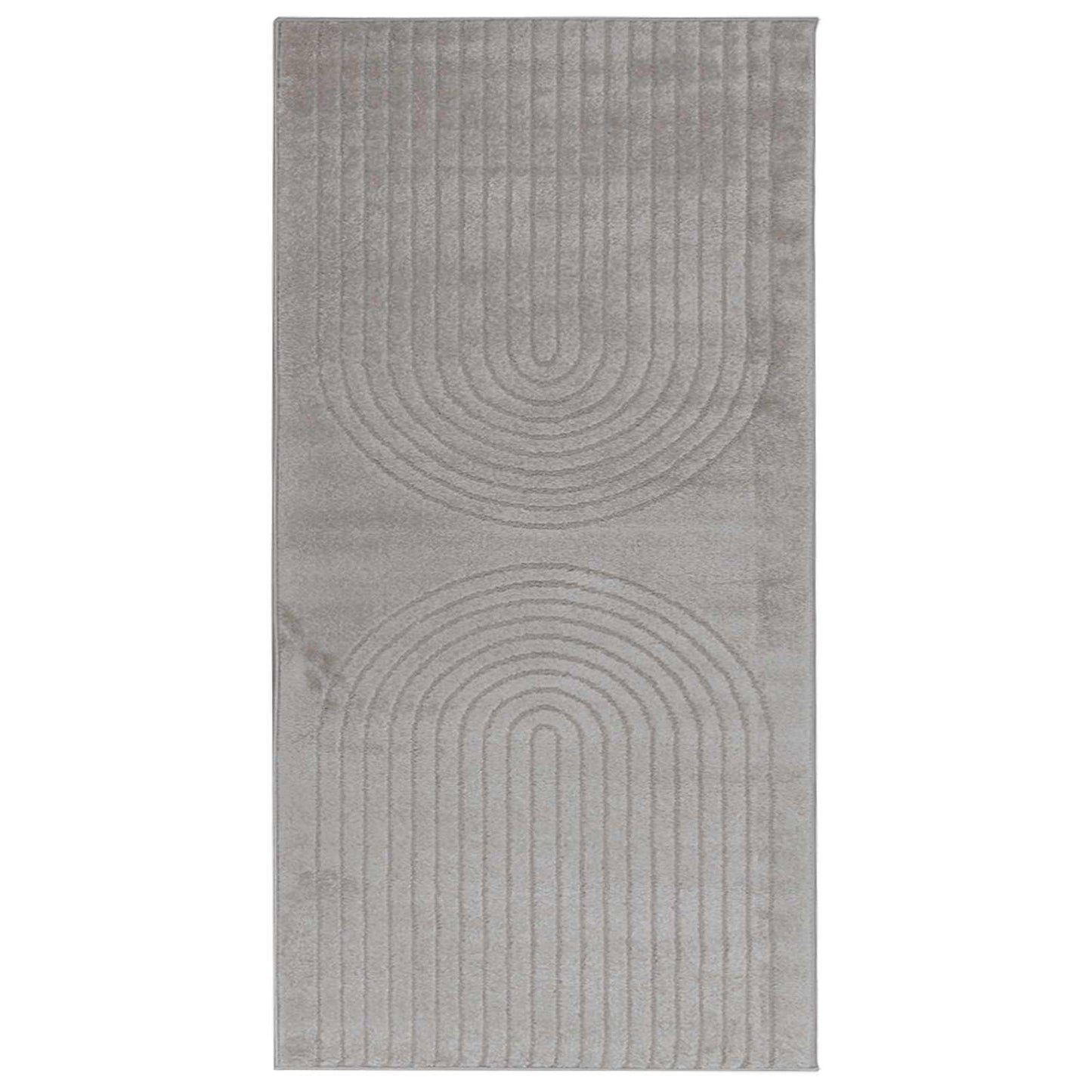 Area Rugs Rectangular GALATI Grey 150 x 80 cm Polyester