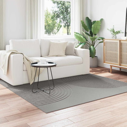 Area Rugs Square GALATI Grey 200 x 200 cm Polyester