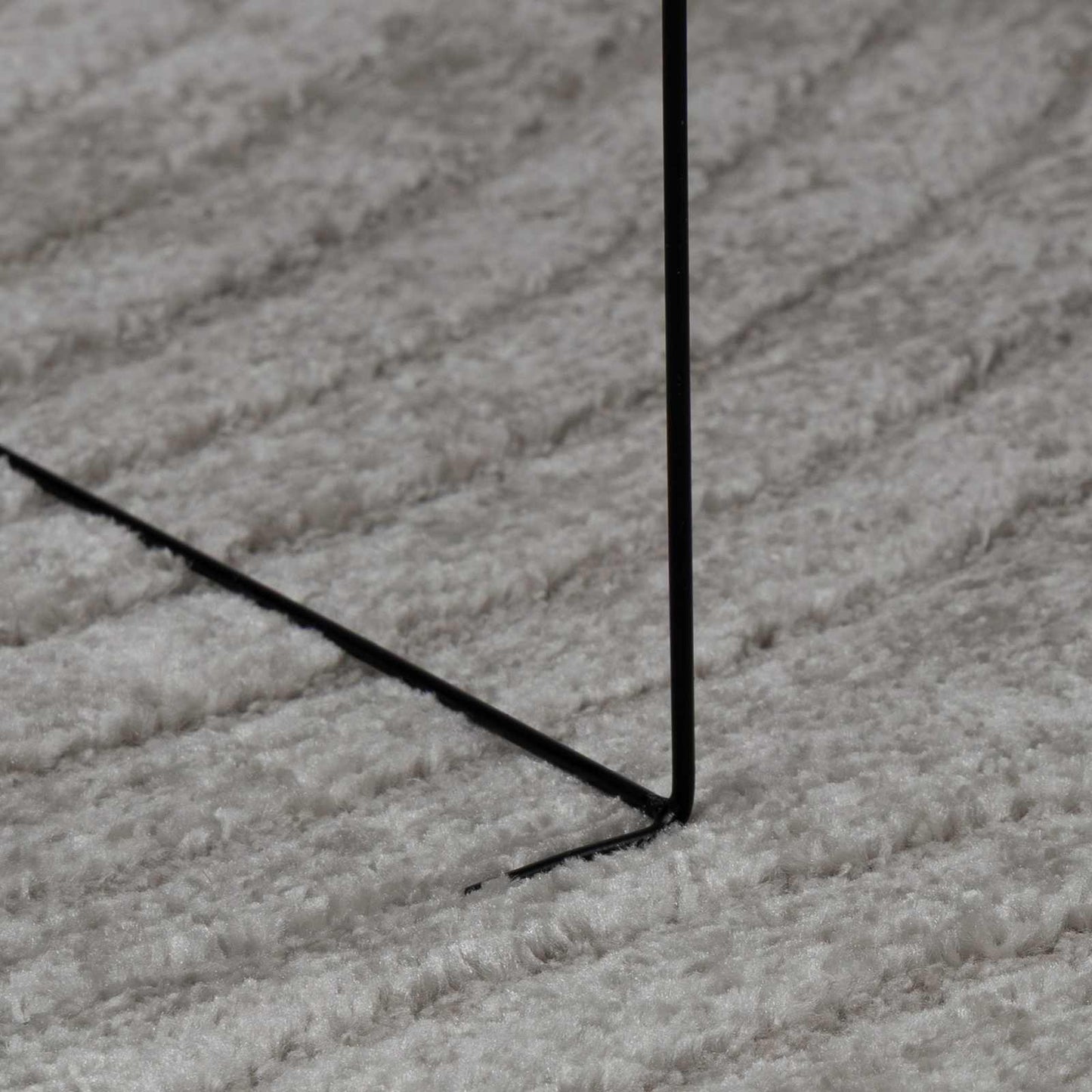 Area Rugs Square GALATI Grey 240 x 240 cm Polyester