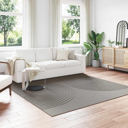 Area Rugs Square GALATI Grey 240 x 240 cm Polyester