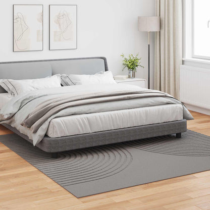 Area Rugs Square GALATI Grey 240 x 240 cm Polyester