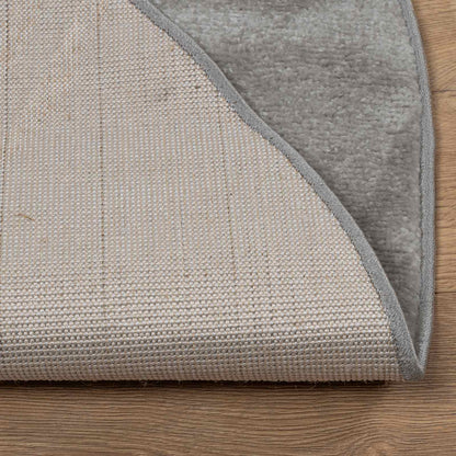 Area Rugs Round GALATI Grey Ø 120 CM Polyester