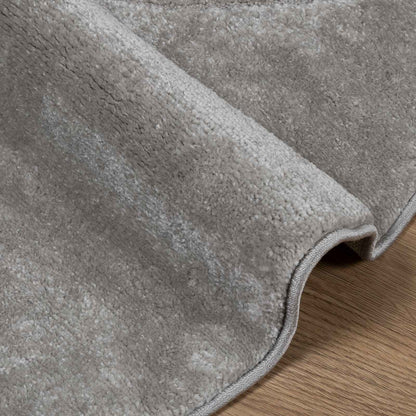Area Rugs Round GALATI Grey Ø 120 CM Polyester