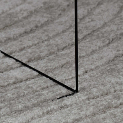 Area Rugs Round GALATI Grey Ø 120 CM Polyester