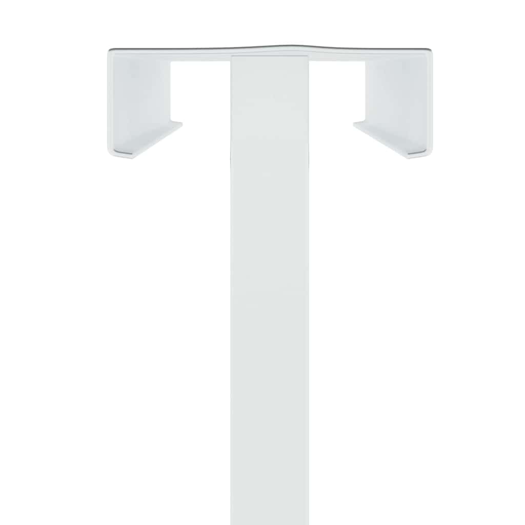 Trade Show Displays 2 pcs White 30 x 23.5 x 210 cm Steel
