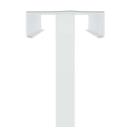 Trade Show Displays 2 pcs White 30 x 23.5 x 210 cm Steel